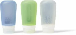 Humangear GoToob+ Large Squeeze Bottle - 3.4 Fl. Oz. - Package Of 3