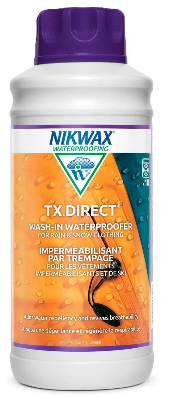 Nikwax TX.Direct Wash-In Water Repellent Treatment - 33.8 Fl. Oz. - Image 2