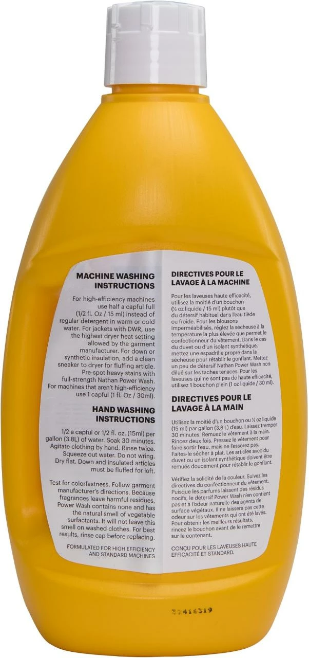 Nathan Power Wash Performance Laundry Detergent - 42 Fl. Oz.